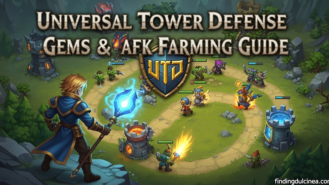 How to Farm Gems AFK in Universal Tower Defense