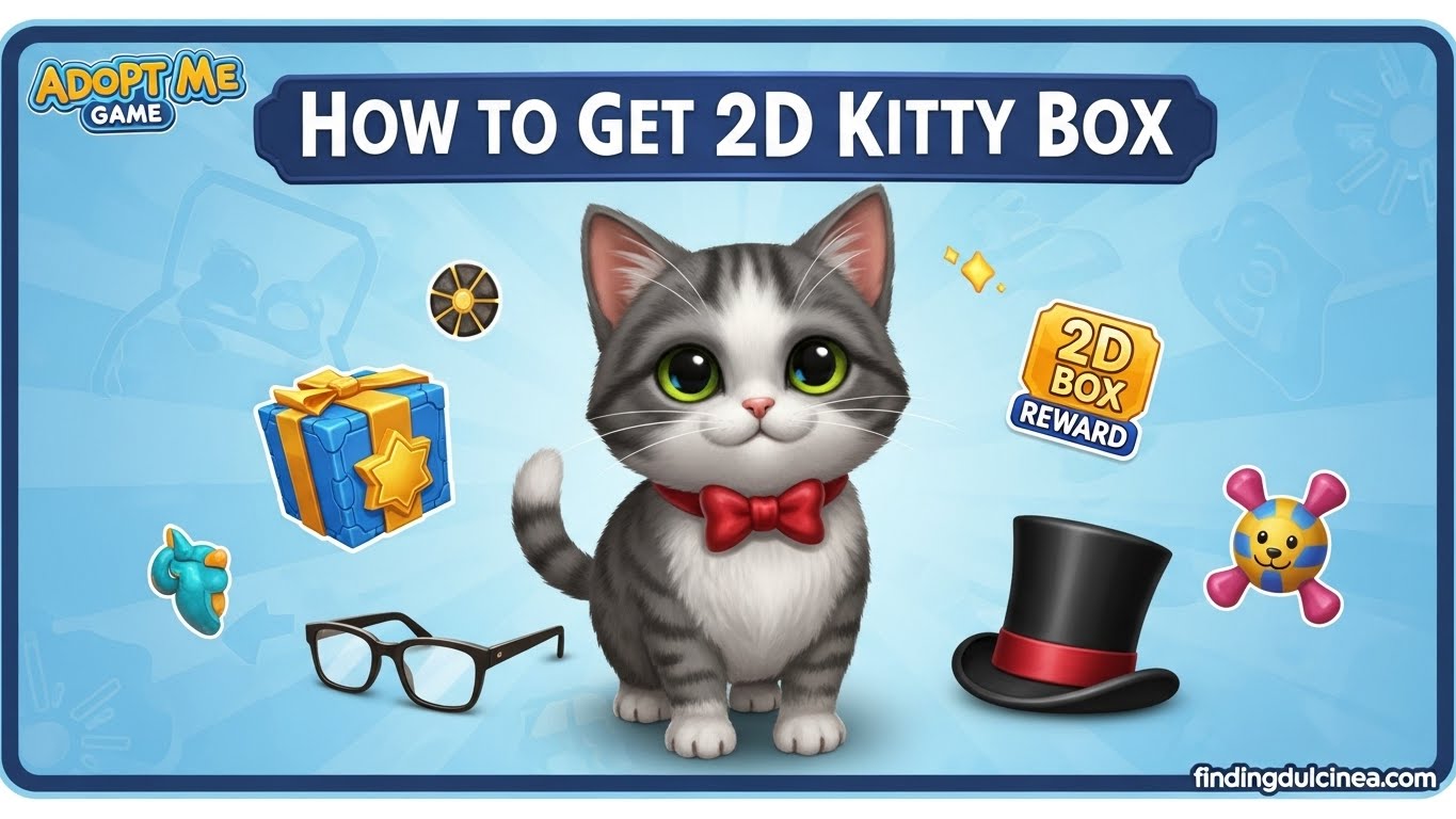 How to Get 2D Kitty Box Adopt Me