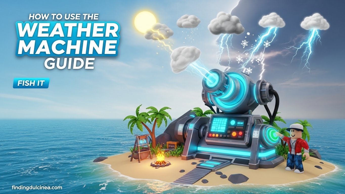 How to Use the Weather Machine in Roblox Fish It