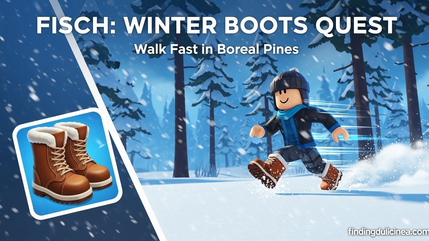 How to Walk Fast in Fisch Boreal Pines