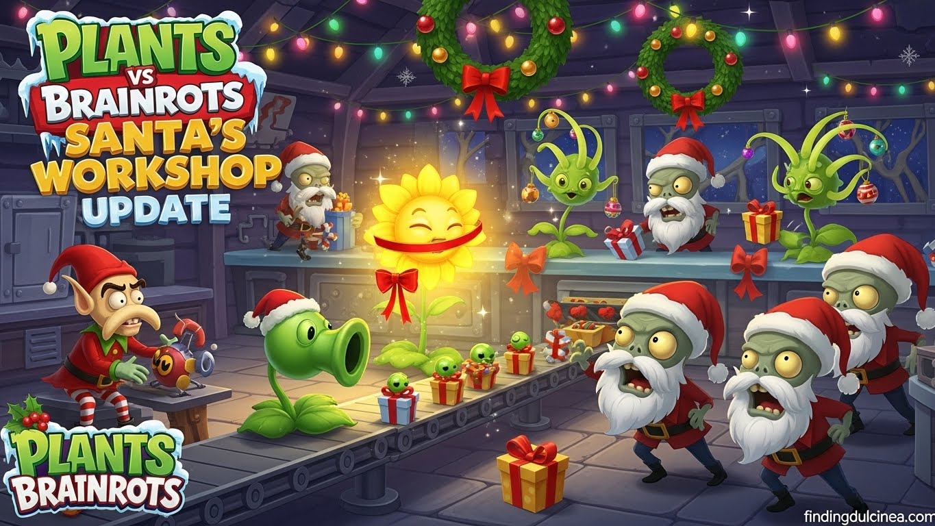 Plants vs Brainrots Santa's Workshop Update