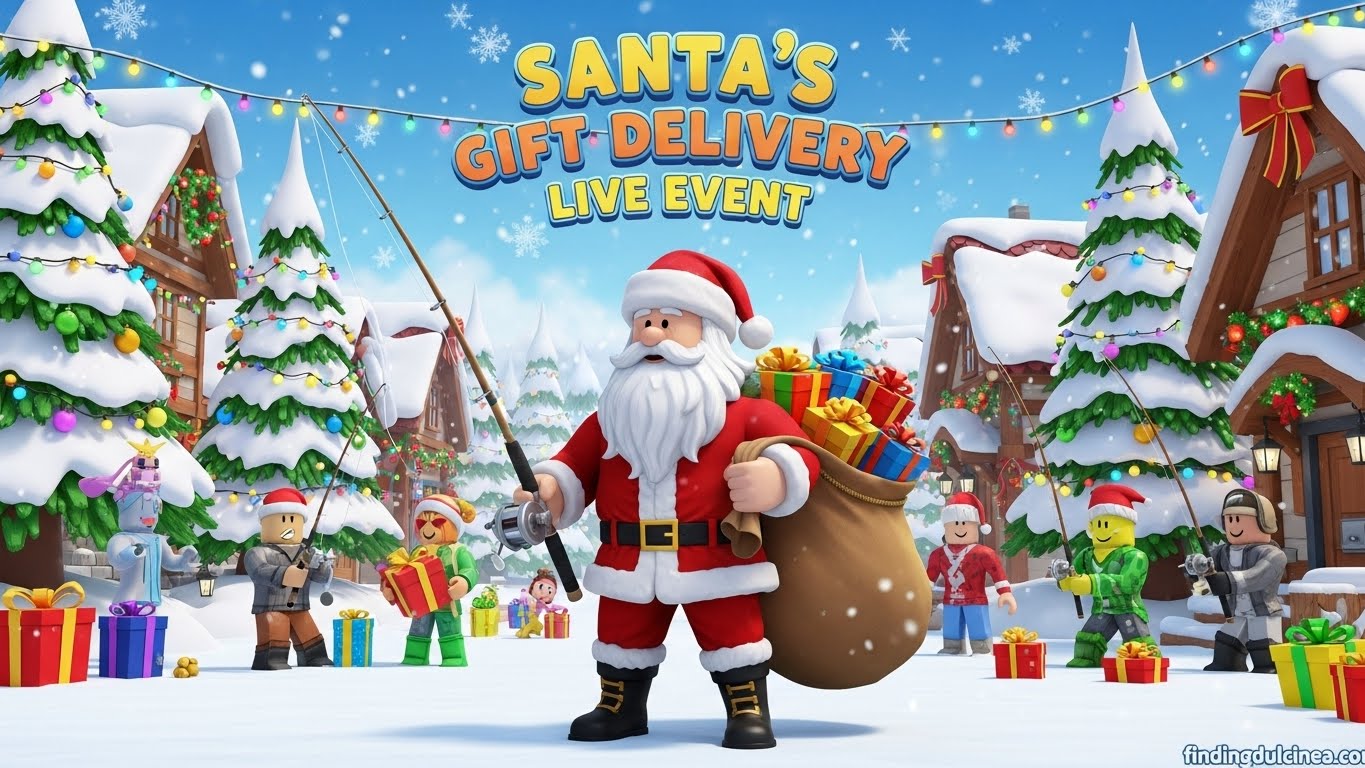 Roblox Fisch Santa's Gift Delivery Live Event