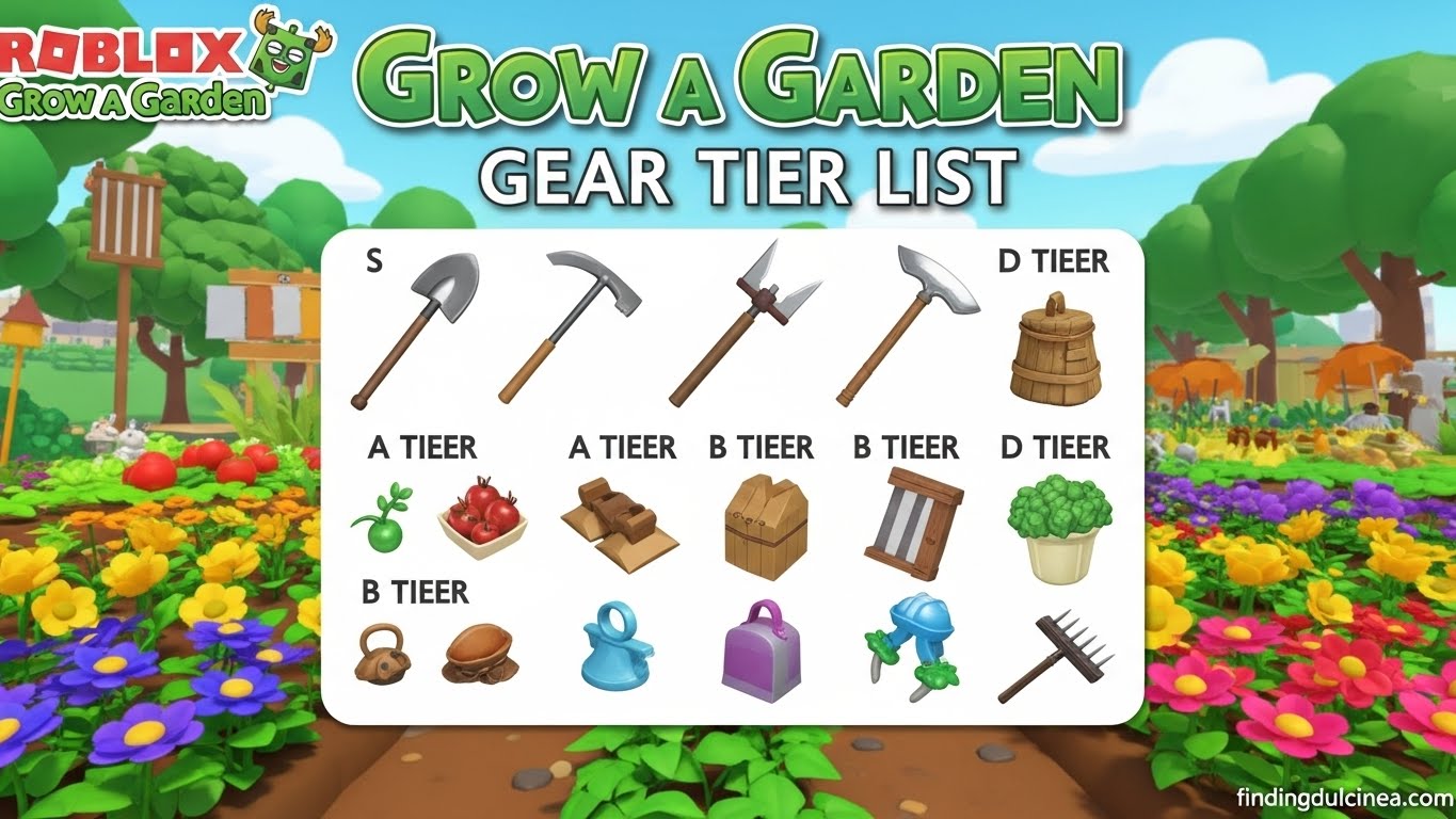 Roblox Grow a Garden Gear Tier List