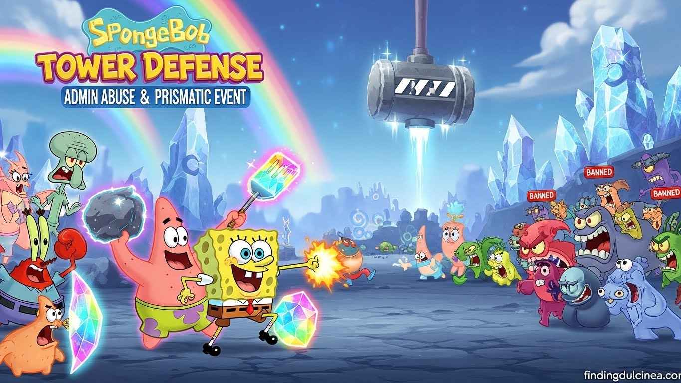 SpongeBob Tower Defense Admin Abuse