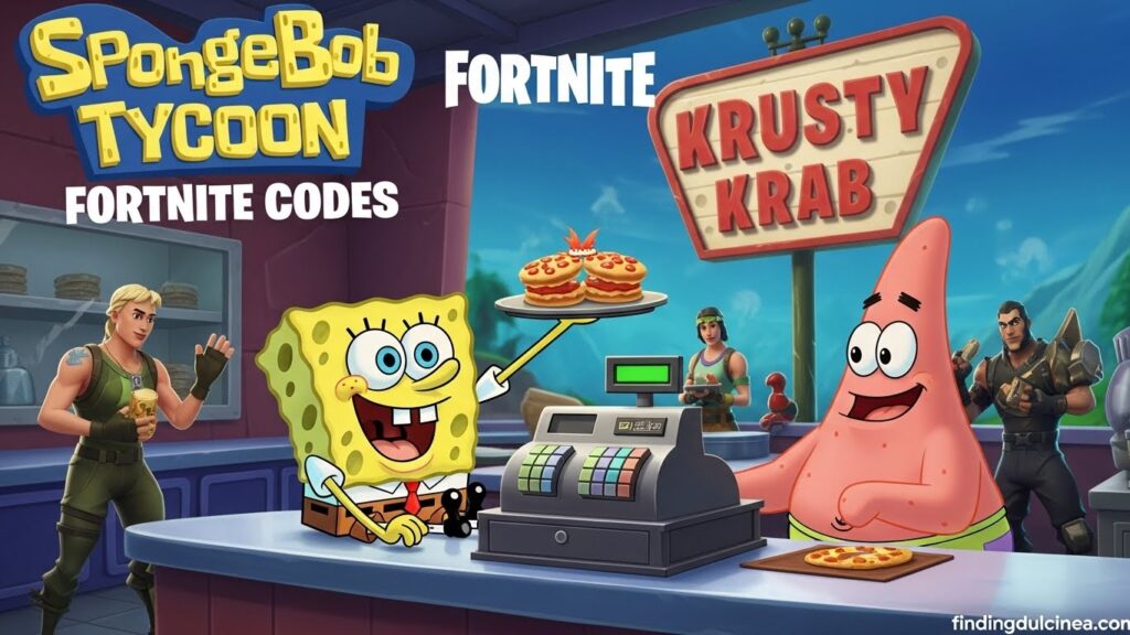 Current image: SpongeBob Tycoon Fortnite Codes