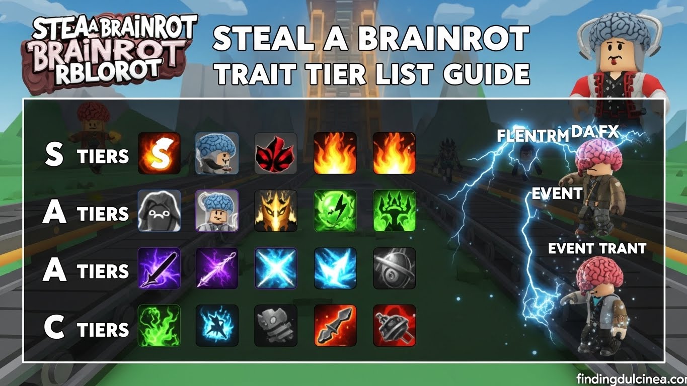 Steal a Brainrot Trait Tier List Guide