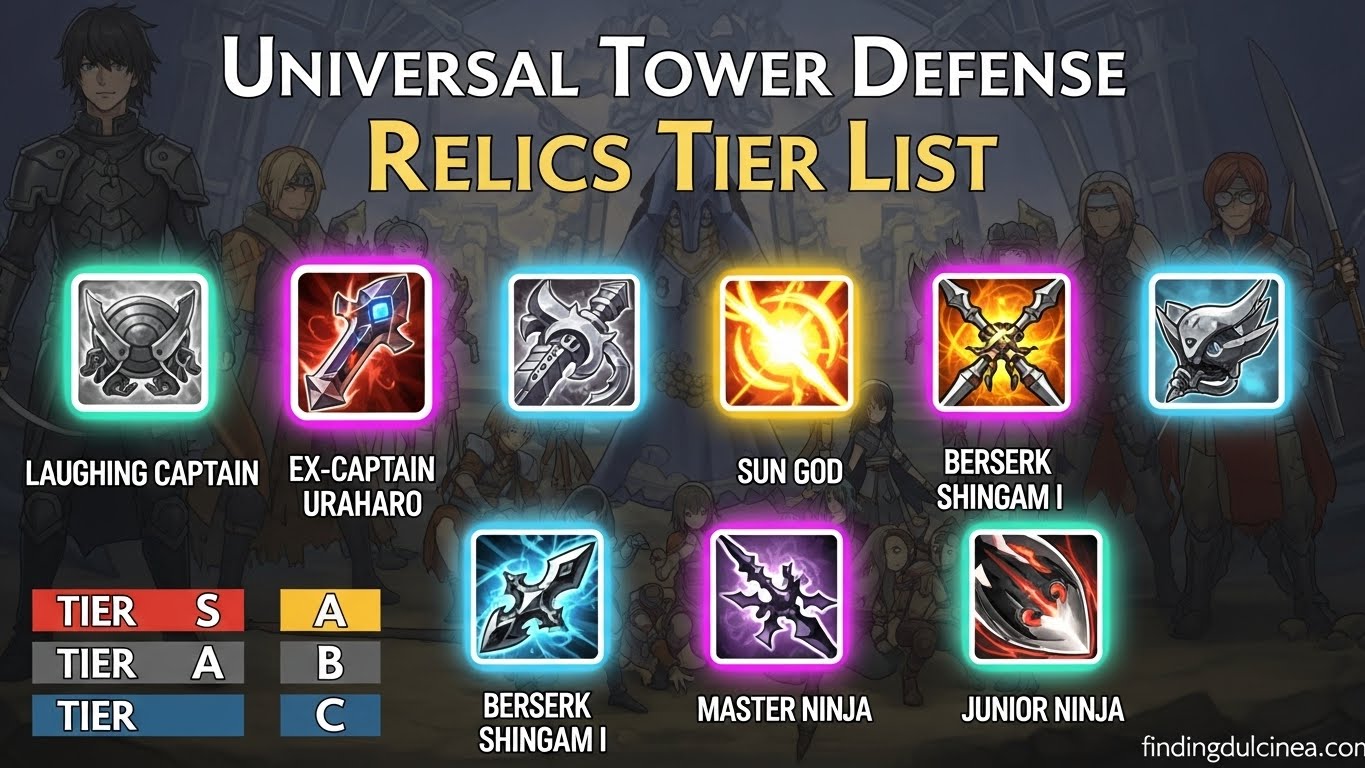 Universal Tower Defense Relics Tier List