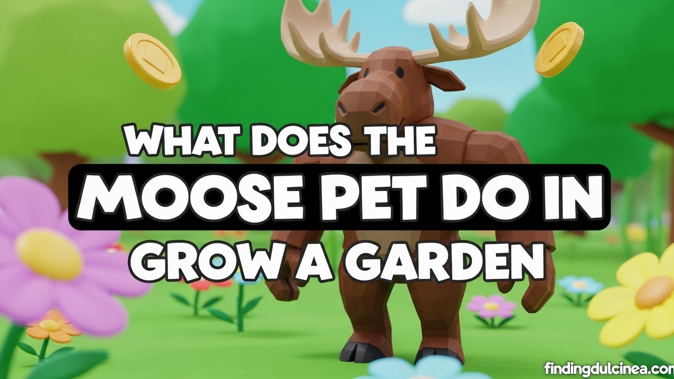 What Does the Moose Pet Do in Grow a Garden
