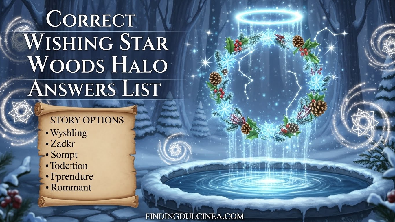 Wishing Star Woods Halo Answers