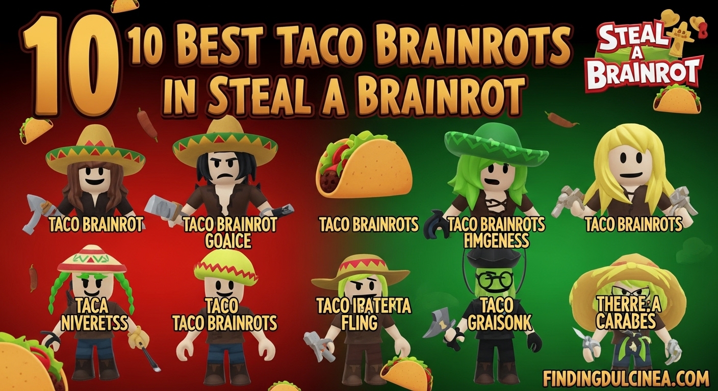 10 Best Taco Brainrots in Steal a Brainrot