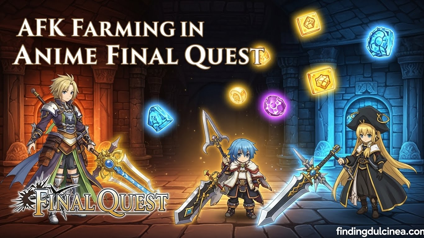 AFK Farming in Anime Final Quest
