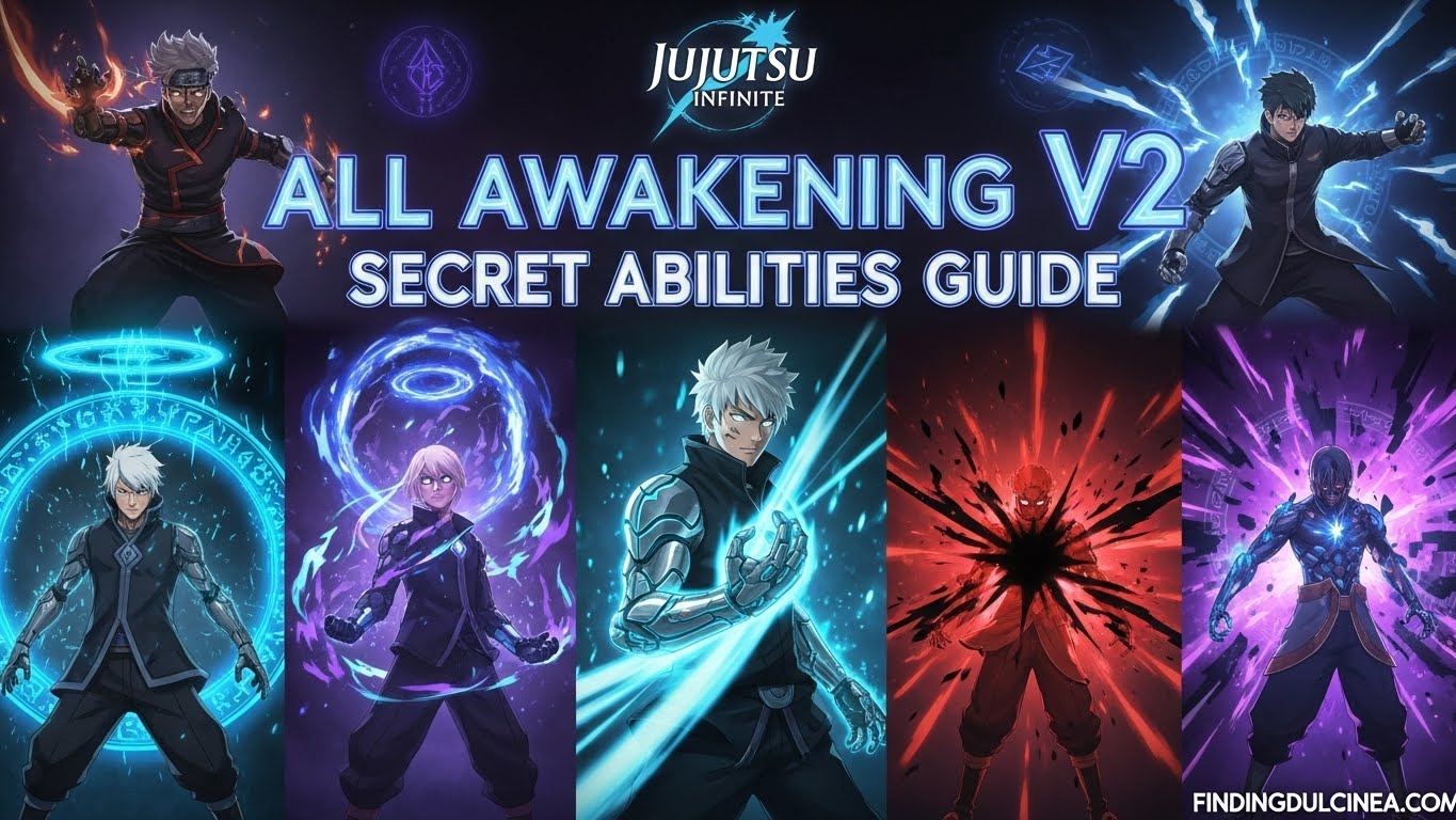 All Awakening V2 Secret Abilities in Jujutsu Infinite