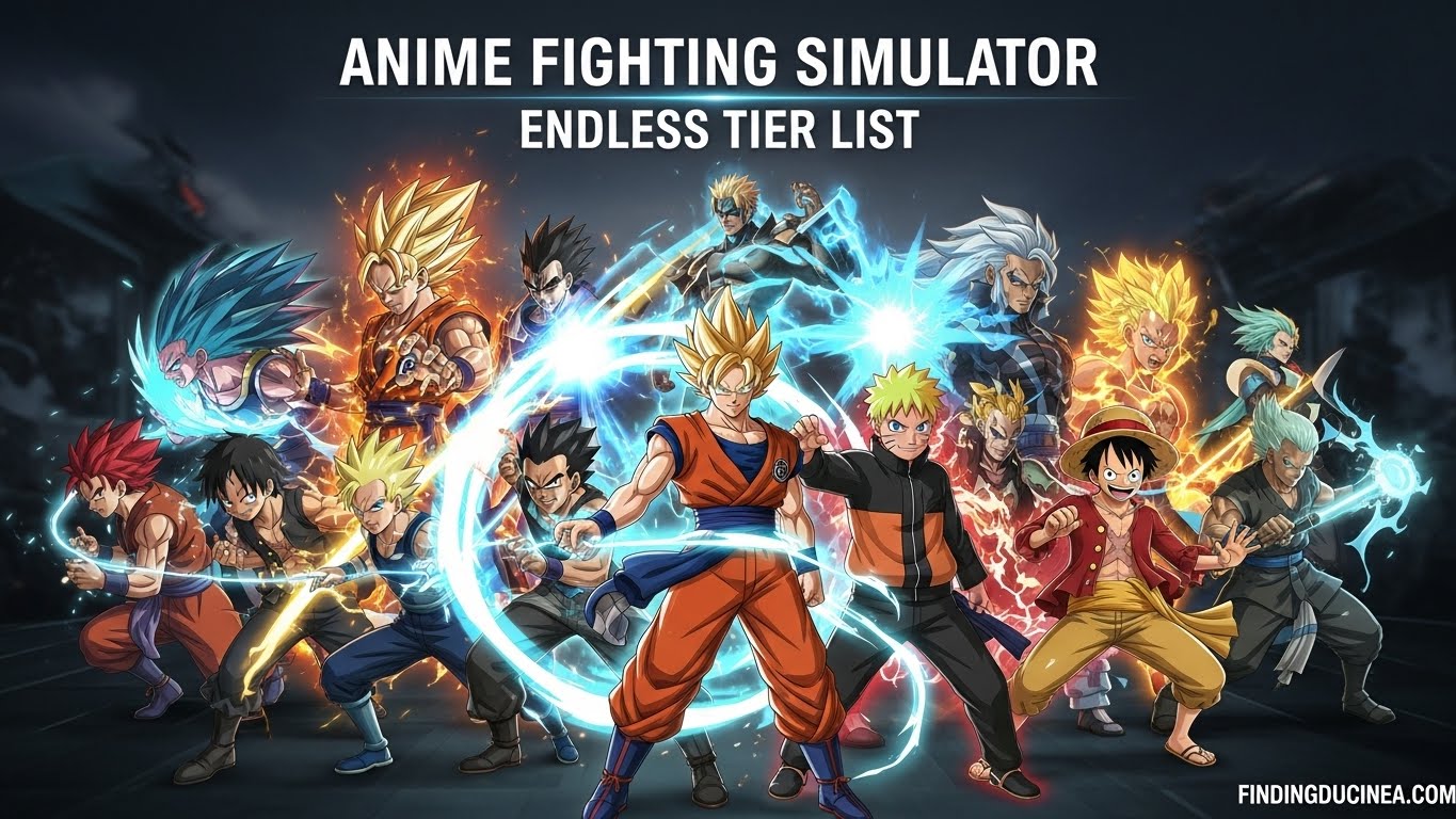Anime Fighting Simulator Endless Tier List