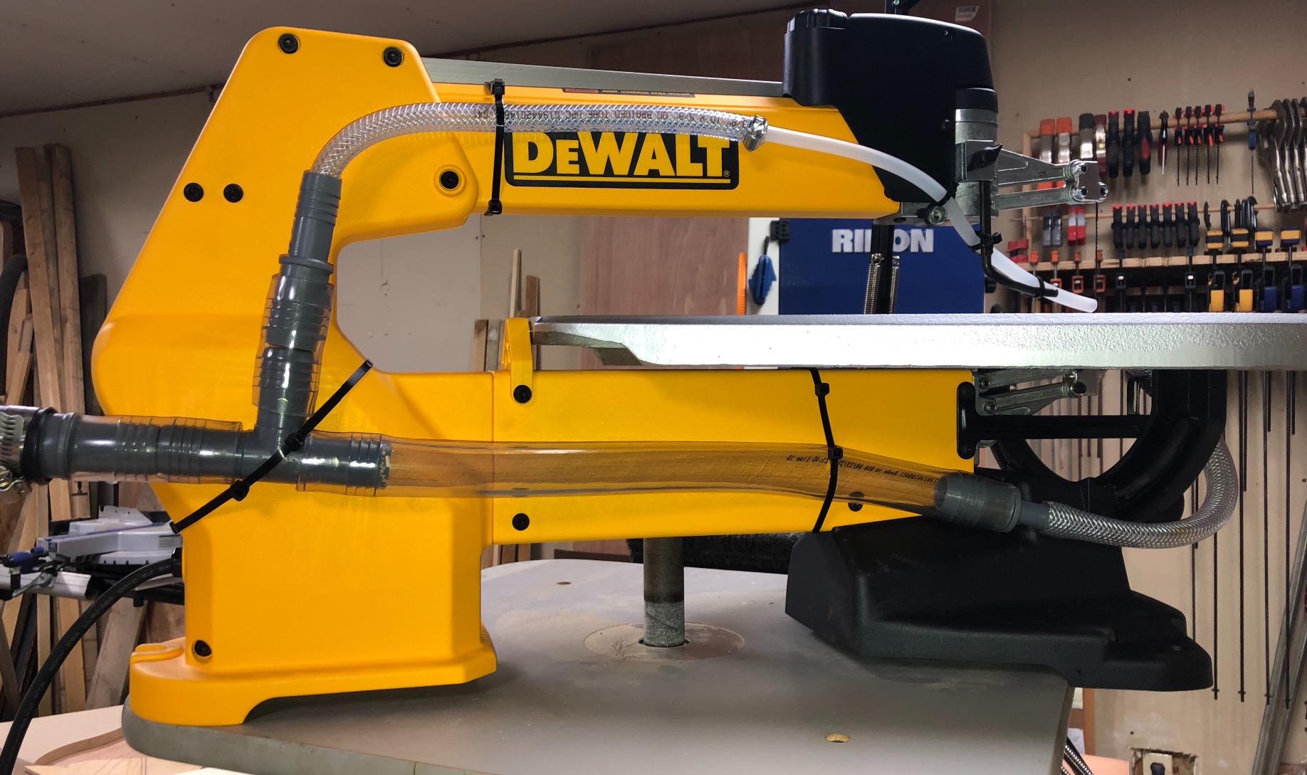 DEWALT Scroll Saw, 1.3 Amp, 20 in Steel Blade, With Variable-Speed Trigger, For Precise Cuts (DW788) customer photo 2