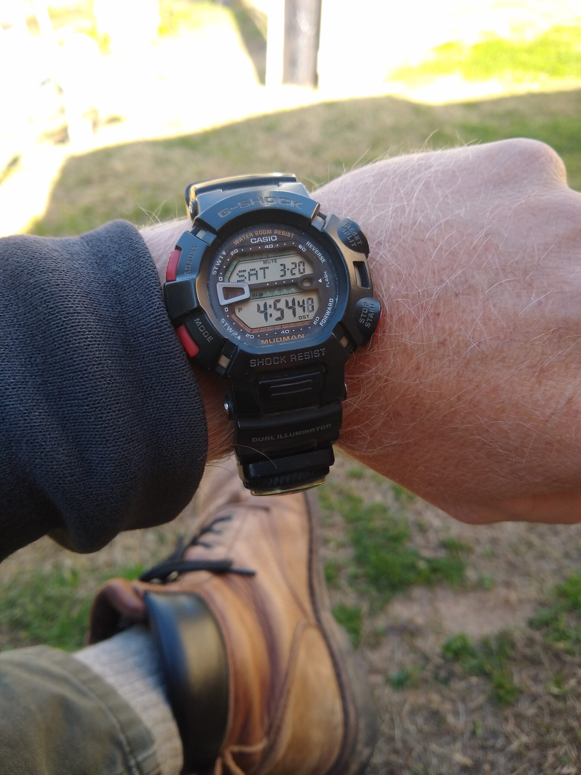 Casio G-Shock Mudman Super Dual Illuminator Men's Quartz 52mm Digital Watch G9000-1V - Customer Photo 2
