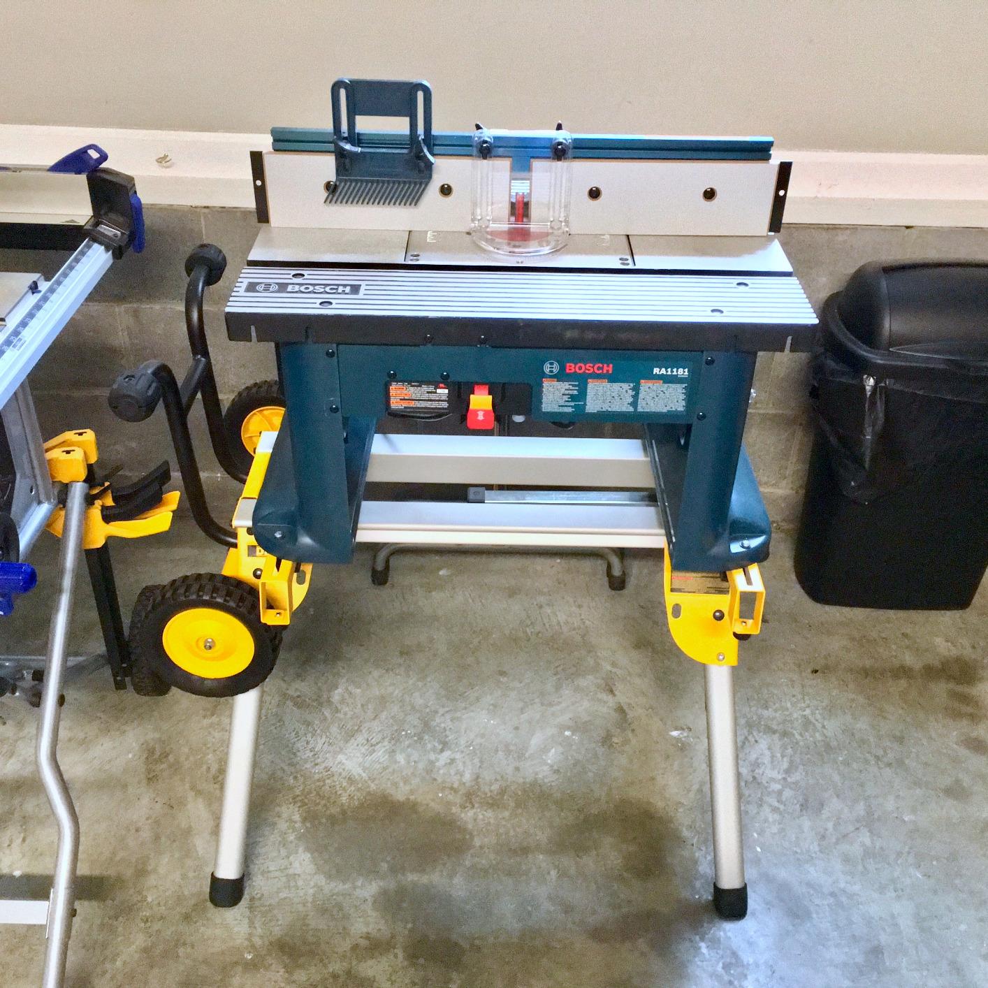 BOSCH Router Table RA1181, Benchtop Router Table, Woodworking Tools customer photo 2