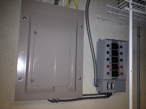 Reliance Controls 31410CRK Pro/Tran 10-Circuit 30 Amp Generator Transfer Switch Kit,Gray - Customer Photo 1