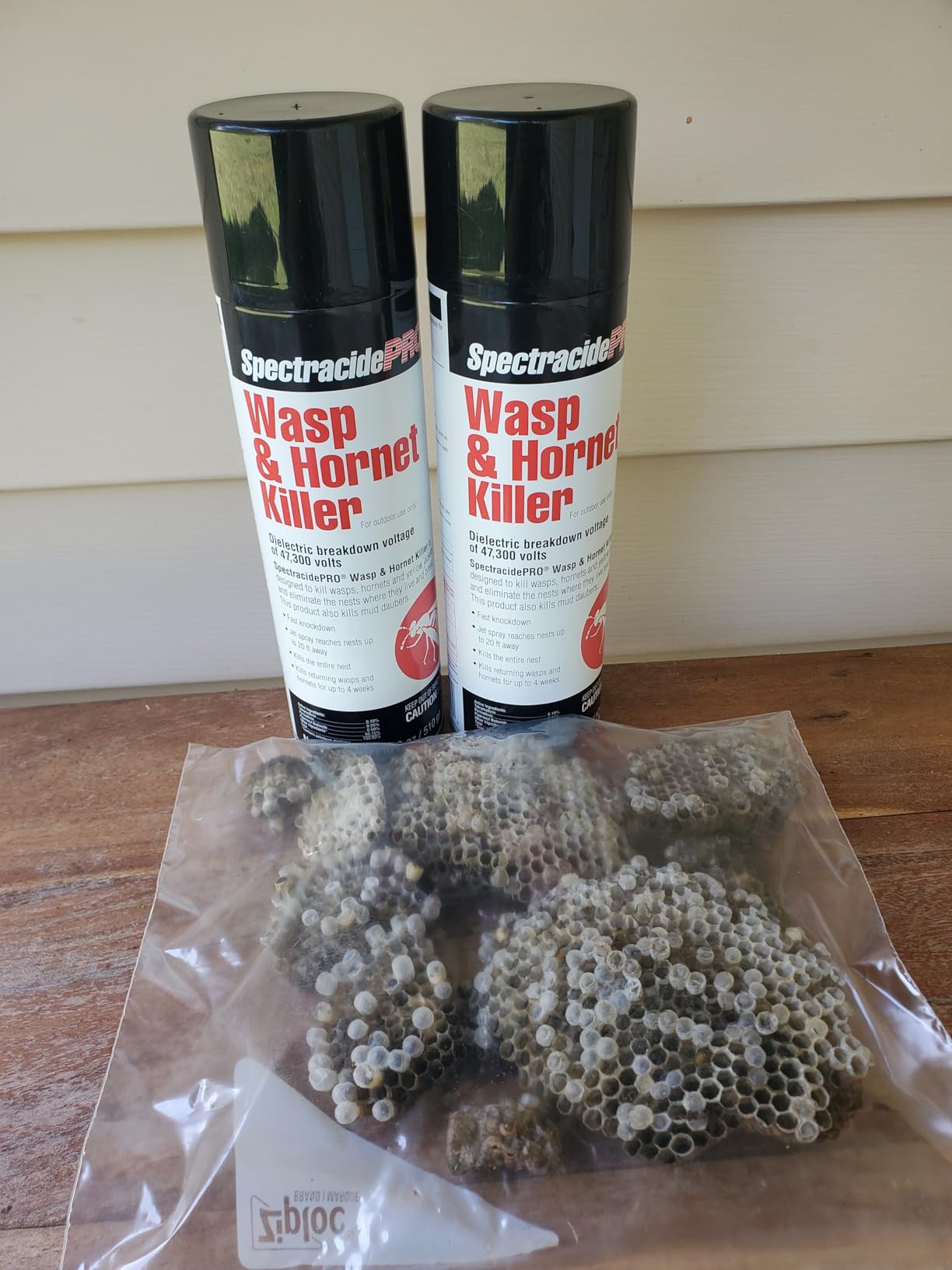 Spectracide PRO Wasp & Hornet Killer (Aerosol)(18 oz), Pack of 1, White Can - Customer Photo 1