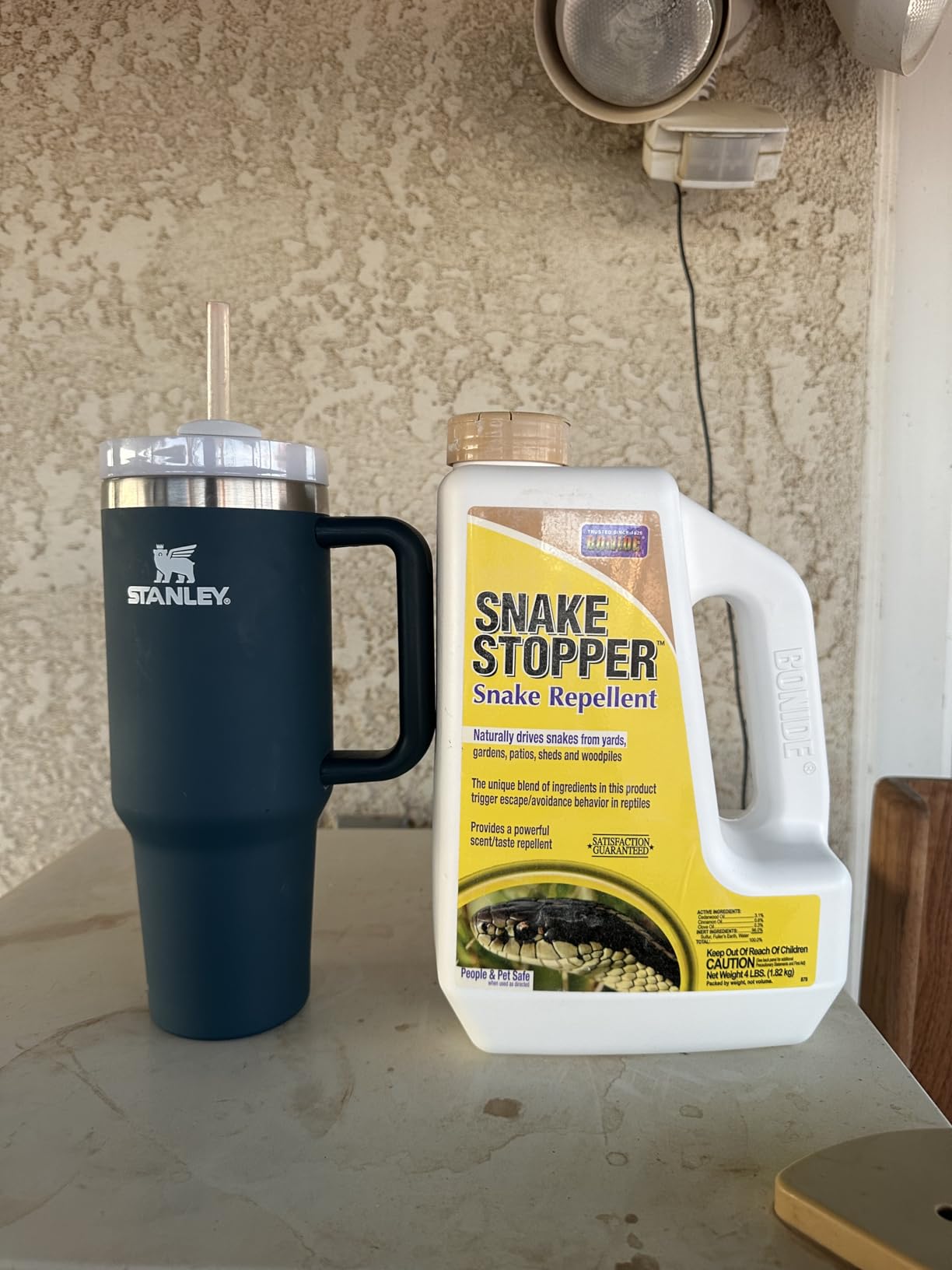 Bonide Snake Stopper Snake Repellent, 1.5 lbs Ready-to-Use Granules, Outdoor Deterrent for Snakes, Lizards, Iguanas - Customer Photo 2