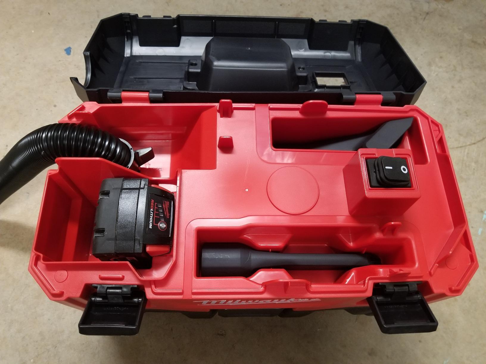 Milwaukee 0880-20 18-Volt Cordless Wet/Dry Vacuum, Red - Customer Photo 1
