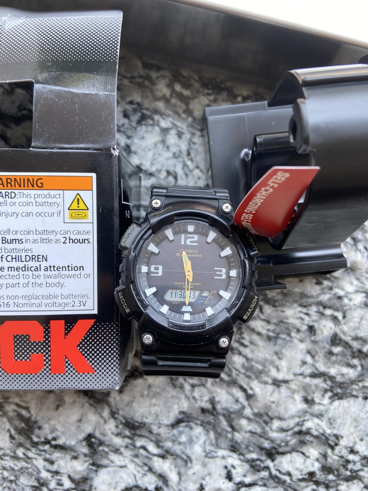 Casio G-Shock GW6900-1 Men's Tough Solar Black Resin Sport Watch - Customer Photo 2