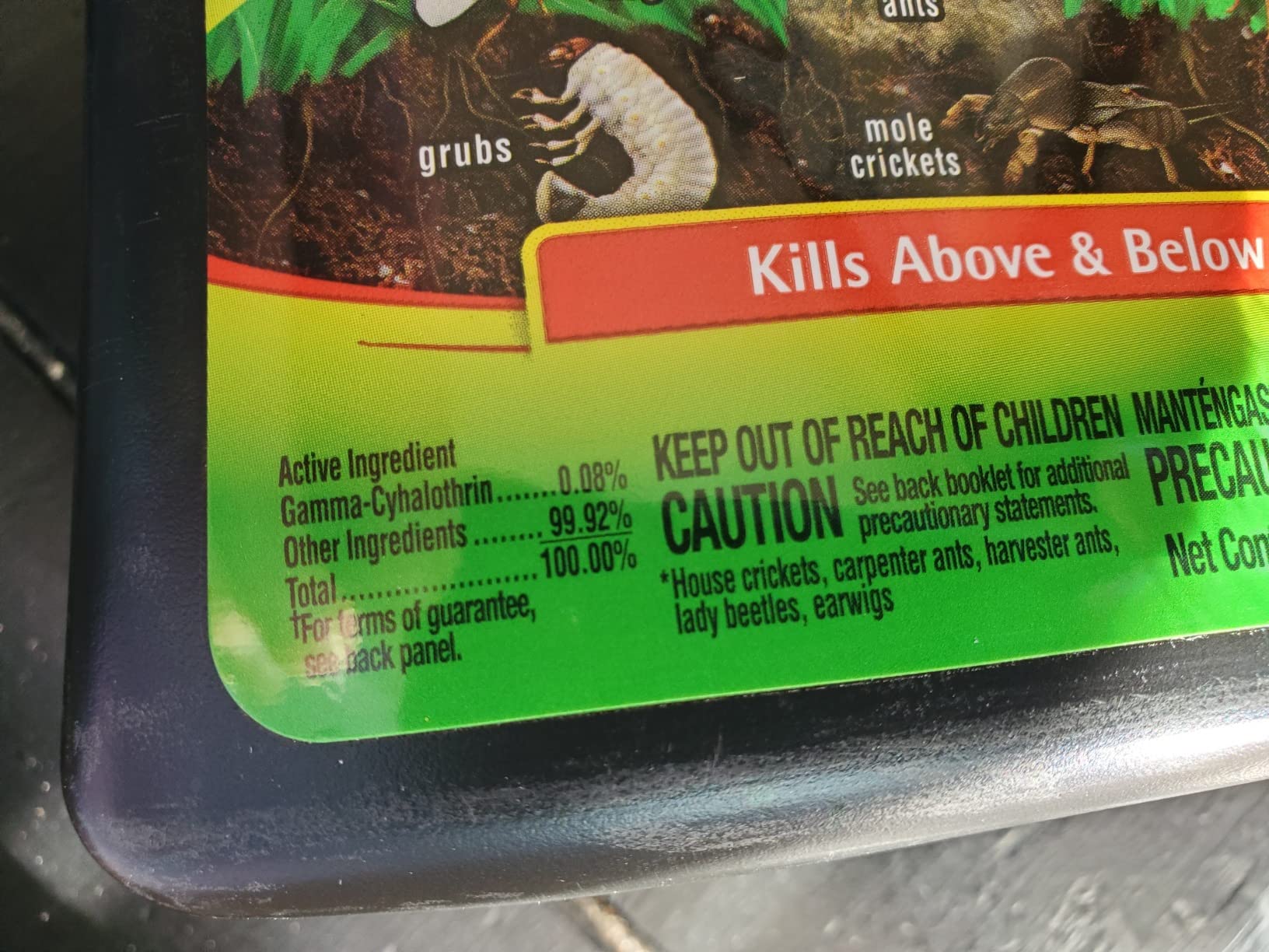 Spectracide Triazicide Insect Killer For Lawns & Landscapes Concentrate (Ready-To-Spray), Protects Lawns, Vegetables, Fruit & Nut Trees, Roses, Flowers & Shrubs, 32 fl Ounce Customer Review Spectracide Triazicide Insect Killer For Lawns & Landscapes Concentrate (Ready-To-Spray), Protects Lawns, Vegetables, Fruit & Nut Trees, Roses, Flowers & Shrubs, 32 fl Ounce - Customer Photo 1