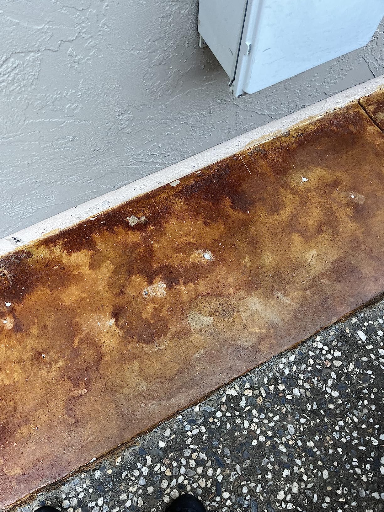 Concrete Acid Stain Semi-Transparent Professional Grade Cement Stain (Black Walnut, 1 Gallon) - Customer Photo 2