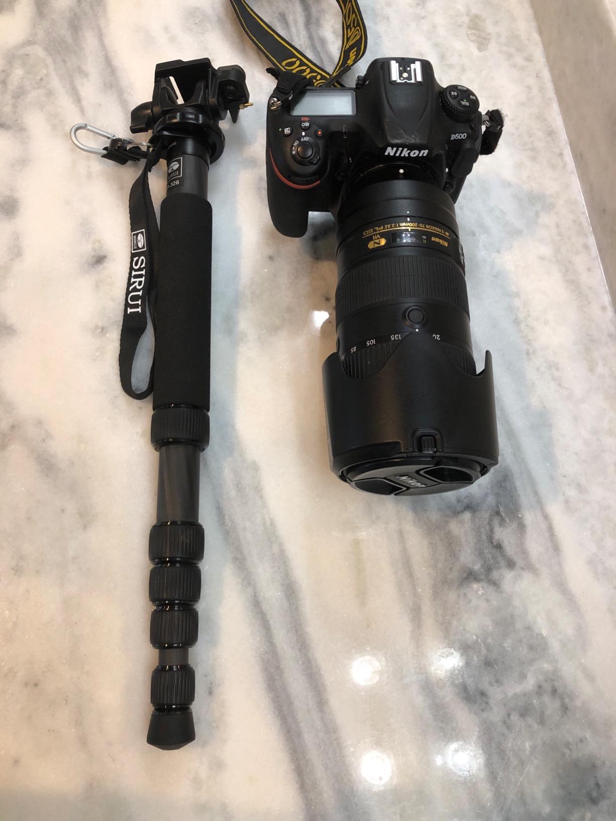 SIRUI Camera Monopod P-326 6 Section Carbon Fiber Compact Lightweight Travel Monopod Customer Review SIRUI Camera Monopod P-326 6 Section Carbon Fiber Compact Lightweight Travel Monopod - Customer Photo 2