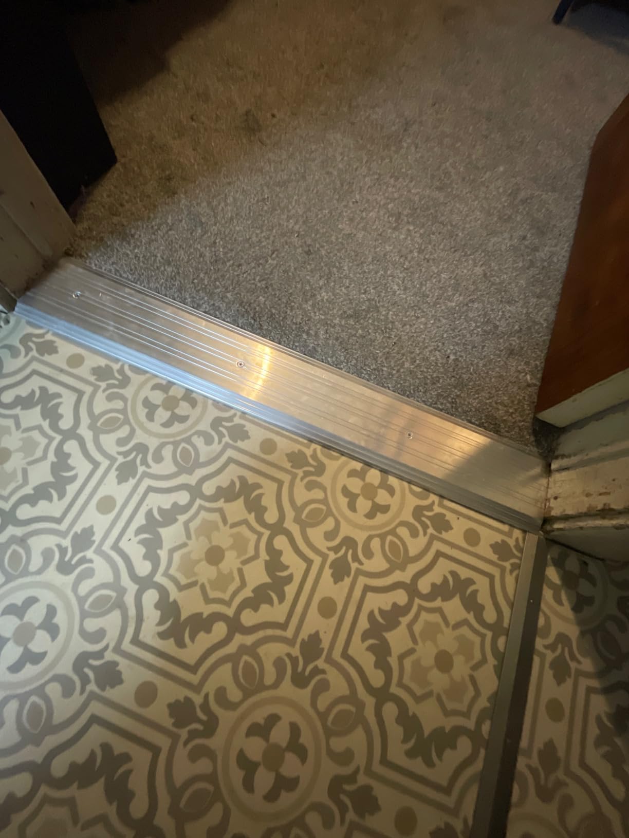 M-D Building Products 68361 Sturdy Aluminum Fluted Saddle Threshold, Mill Finish: Stylish Doorway Transition Draft Protection (1/4-Inch by 4-Inch - 36-Inch) TH041 customer photo 2