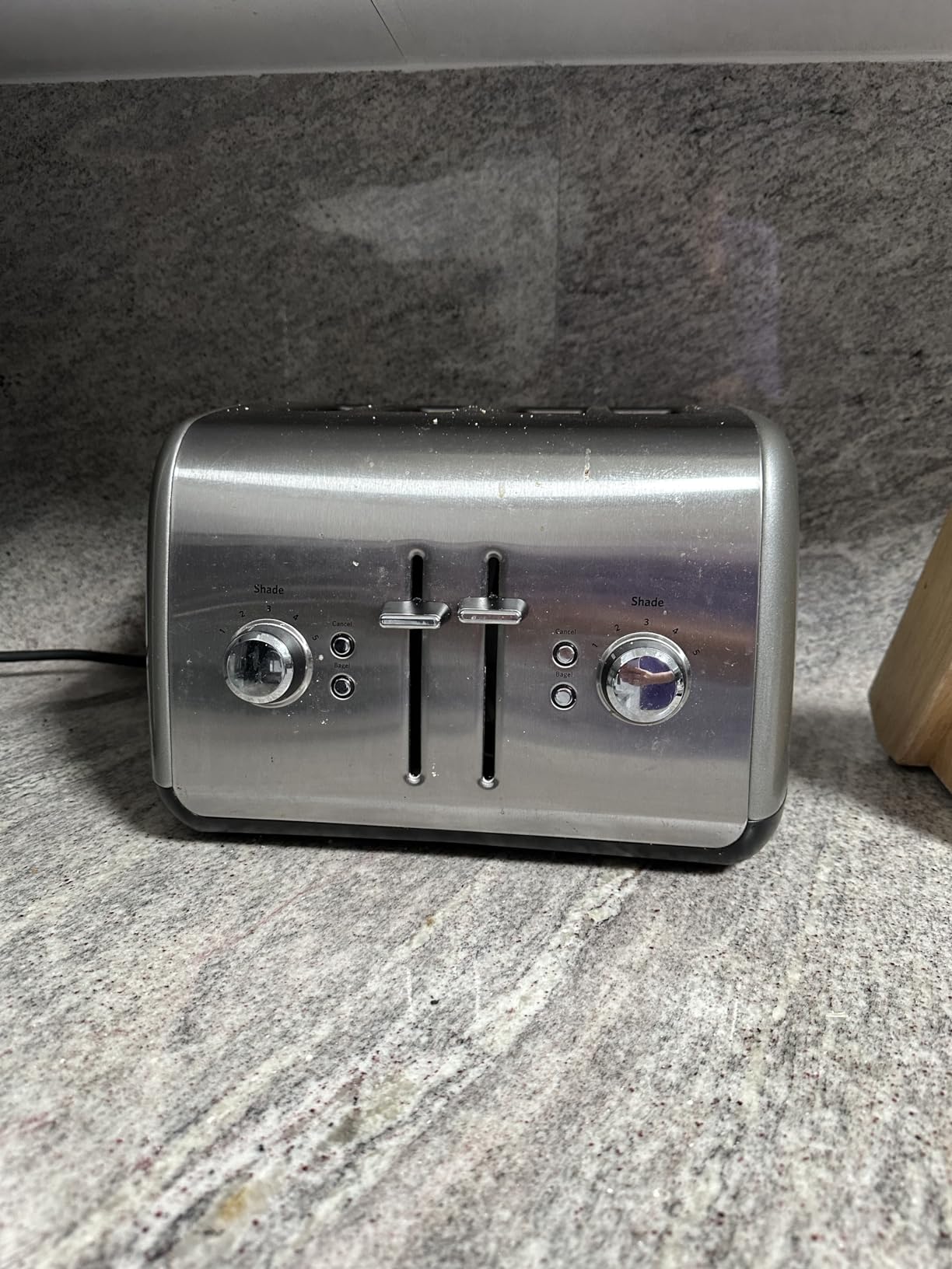 KitchenAid 4 Slice Manual Lift Toaster KMT4115CU, Contour Silver Customer Review KitchenAid 4 Slice Manual Lift Toaster KMT4115CU, Contour Silver - Customer Photo 2