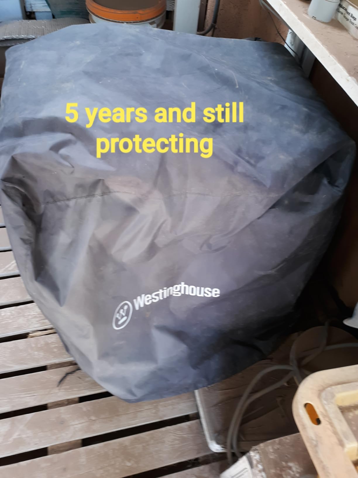 Westinghouse Outdoor Power Equipment WGen Generator Cover - Universal Fit For Portable Generators Up to 9500 Rated Watts - Customer Photo 1