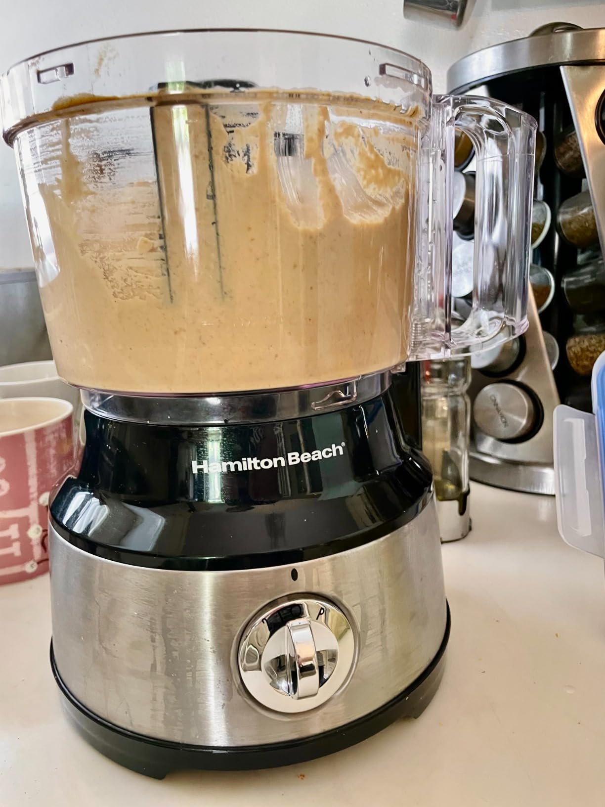 Hamilton Beach Food Processor & Vegetable Chopper for Slicing, Shredding, Mincing, and Puree, 10 Cups + Easy Clean Bowl Scraper, Black and Stainless Steel (70730) - Customer Photo 5