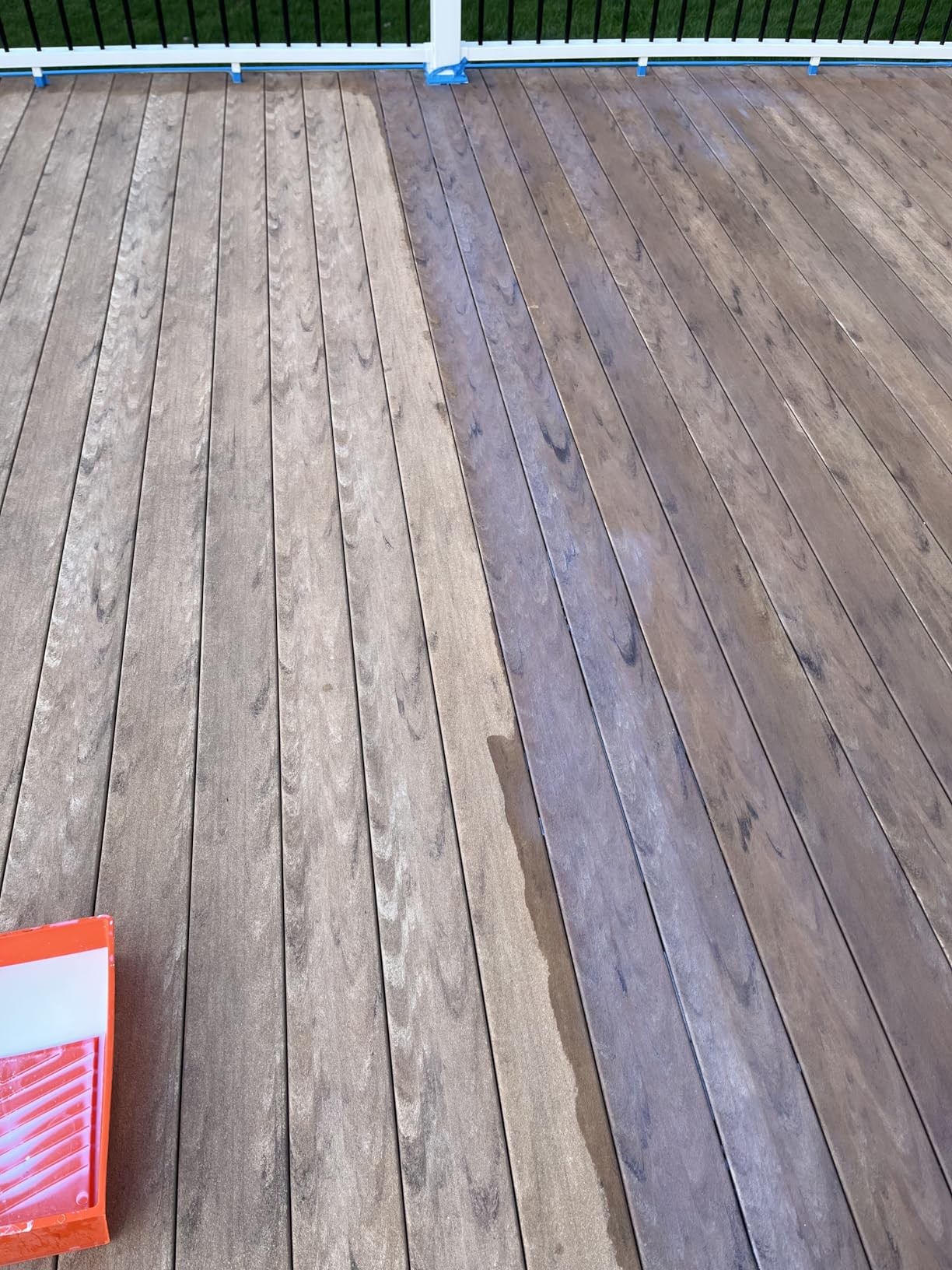 DEFY Extreme Composite Deck Sealer - Crystal Clear Waterproof Sealant for Wood & Composite Surfaces with Zinc Nano-Technology, Protects Against Water & UV Damage - 1 Gallon Customer Review DEFY Extreme Composite Deck Sealer - Crystal Clear Waterproof Sealant for Wood & Composite Surfaces with Zinc Nano-Technology, Protects Against Water & UV Damage - 1 Gallon - Customer Photo 2