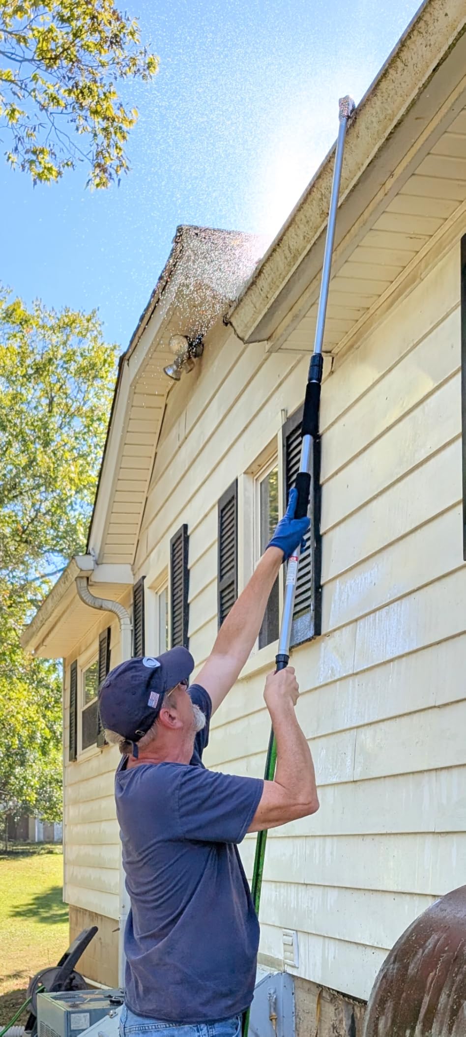 Orbit 58543 Telescoping Gutter Cleaning Wand, Silver Customer Review Orbit 58543 Telescoping Gutter Cleaning Wand, Silver - Customer Photo 1
