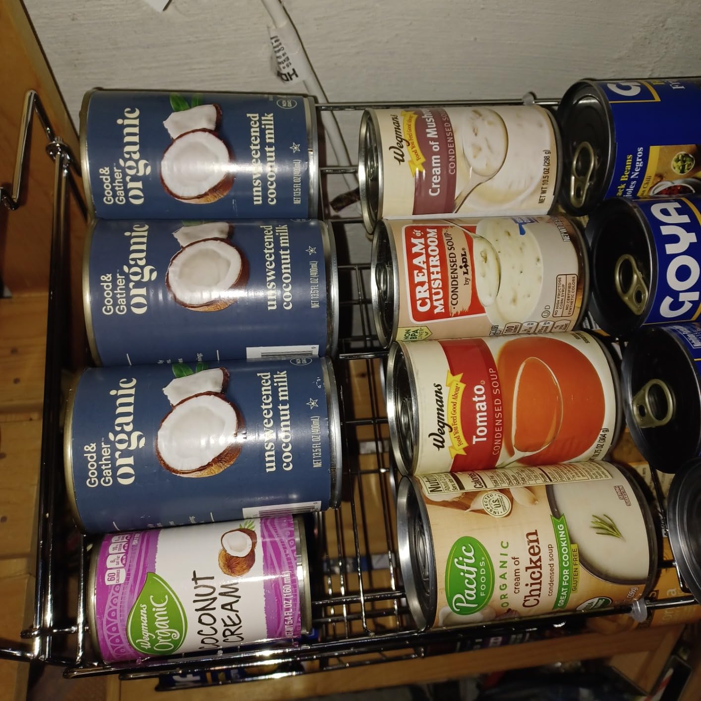 Deco Brothers Stackable Can Rack Organizer for Kitchen and Pantry, Holds Upto 36 Cans, Chrome Finish Customer Review Deco Brothers Stackable Can Rack Organizer for Kitchen and Pantry, Holds Upto 36 Cans, Chrome Finish - Customer Photo 4