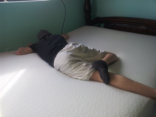 Best Price Mattress Full Mattress 6 inch Bed-In-A-Box, Green Tea Memory Foam White Customer Review Best Price Mattress Full Mattress 6 inch Bed-In-A-Box, Green Tea Memory Foam White - Customer Photo 2