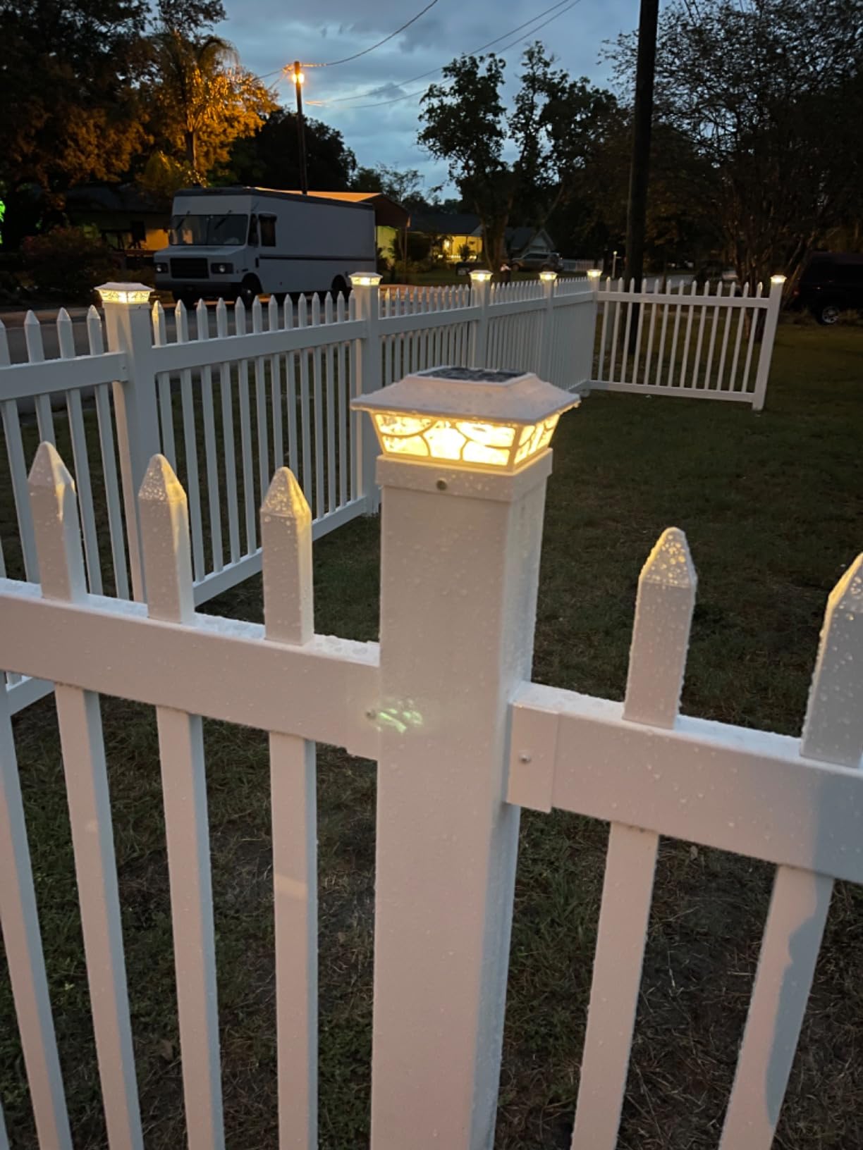 4ft H x 6ft W (1 Panel + 1 Post) No Dig WamBam Nantucket Fence Kit, White Vinyl Picket Fence Panel, Easy DIY Installation Panel Kit, Durable Outdoor Barrier for Yard or Garden, BL19101 customer photo 1