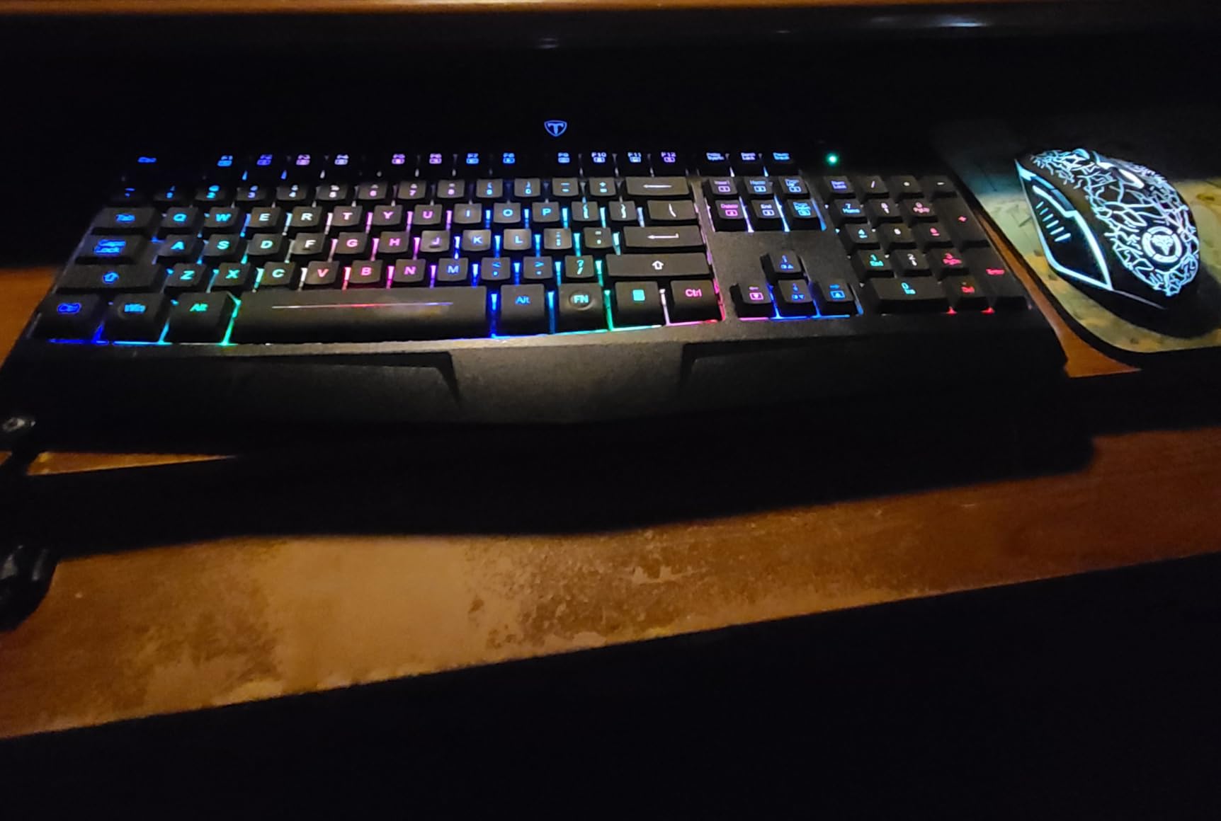 BENGOO Gaming Mouse Wired, Ergonomic Gamer Laptop PC Optical Computer Mice with RGB Backlit, 4 Adjustable DPI Up to 3600, 6 Programmable Buttons for Windows 7/8/10/XP Vista Linux -Black customer photo 2