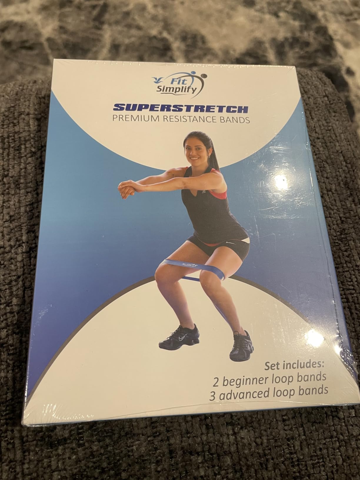 Fit Simplify Resistance Loop Exercise Bands with Instruction Guide and Carry Bag, Set of 5 Customer Review Fit Simplify Resistance Loop Exercise Bands with Instruction Guide and Carry Bag, Set of 5 - Customer Photo 2