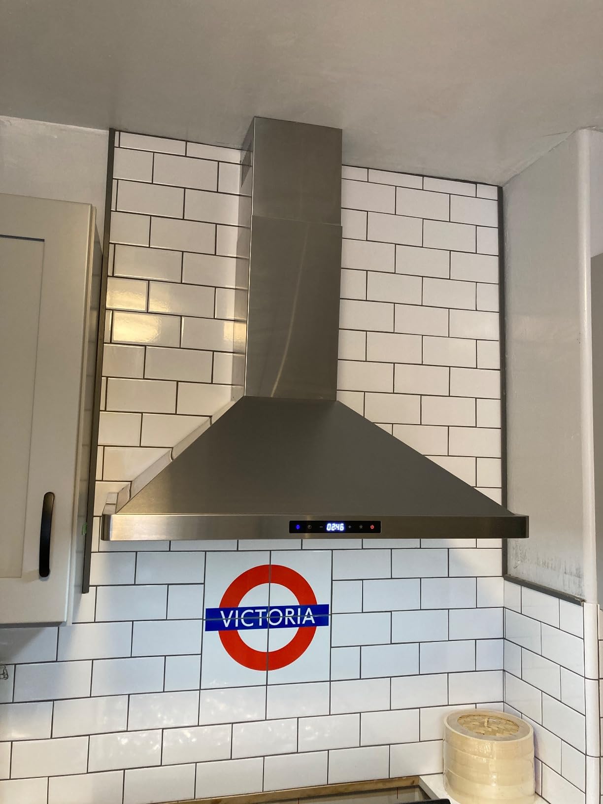 COSMO COS-63175S 30 in. Vista Collection 380 CFM Ducted Wall Mount Range Hood, Touch Controls, LED Lights, Stainless Steel - Customer Photo 2