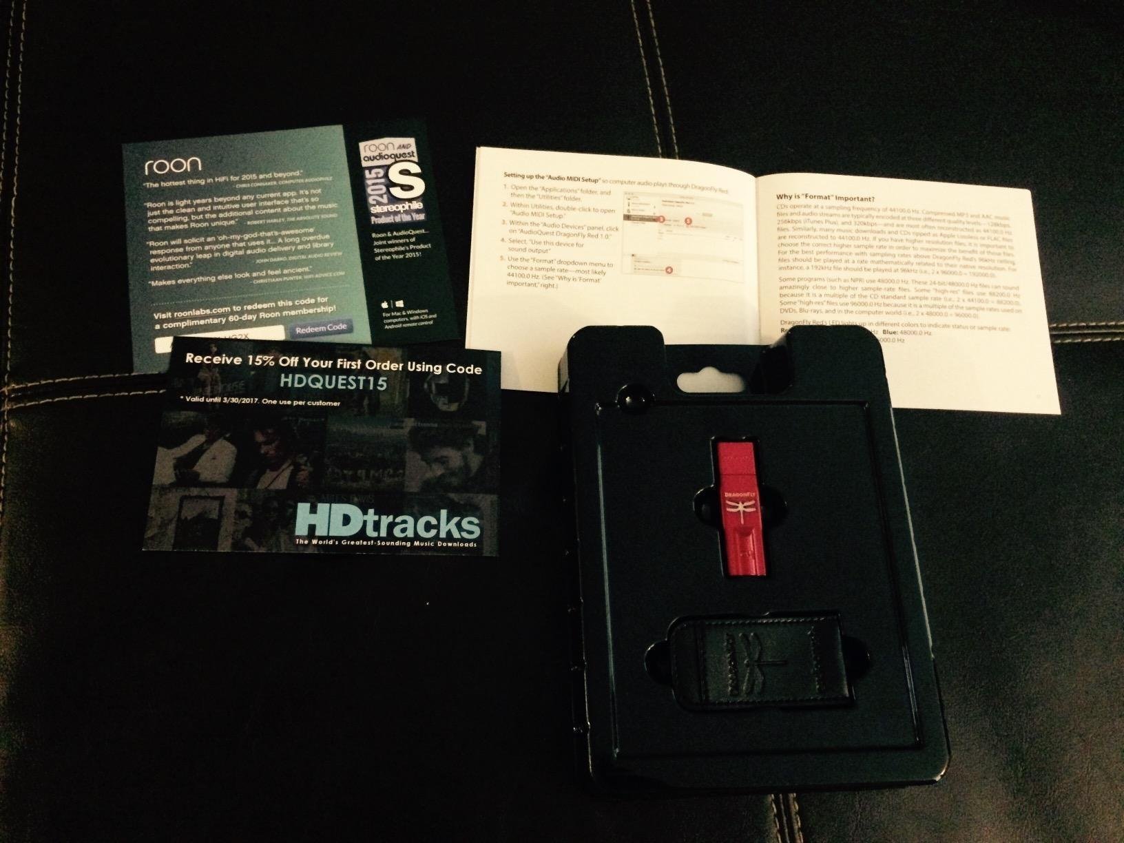 AudioQuest Dragonfly Black USB Digital-to-Analog Converter - Customer Photo 1