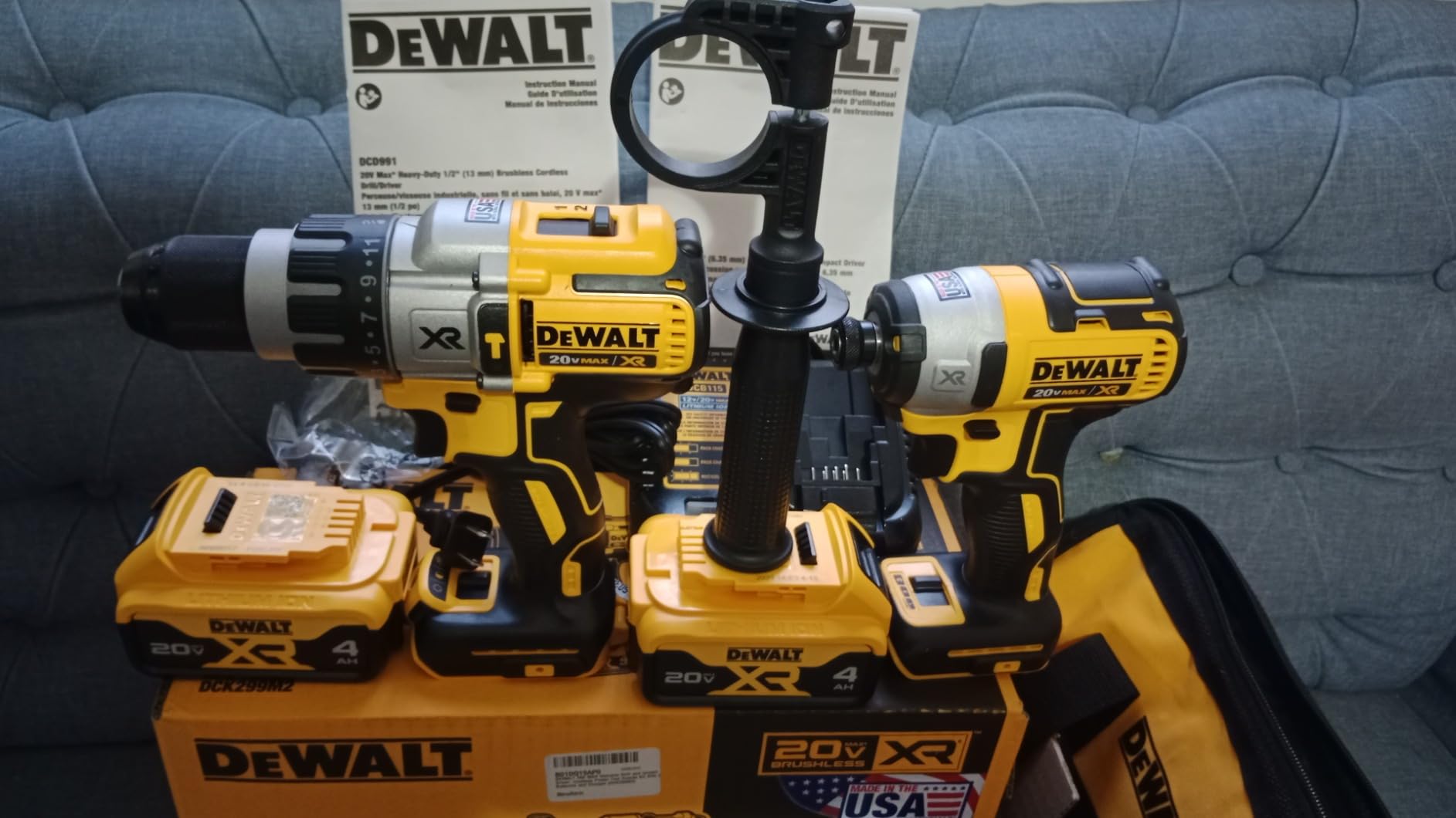 DEWALT 20V MAX Hammer Drill and Impact Driver, Cordless Power Tool Combo Kit with 2 Batteries and Charger (DCK299P2) Customer Review DEWALT 20V MAX Hammer Drill and Impact Driver, Cordless Power Tool Combo Kit with 2 Batteries and Charger (DCK299P2) - Customer Photo 3