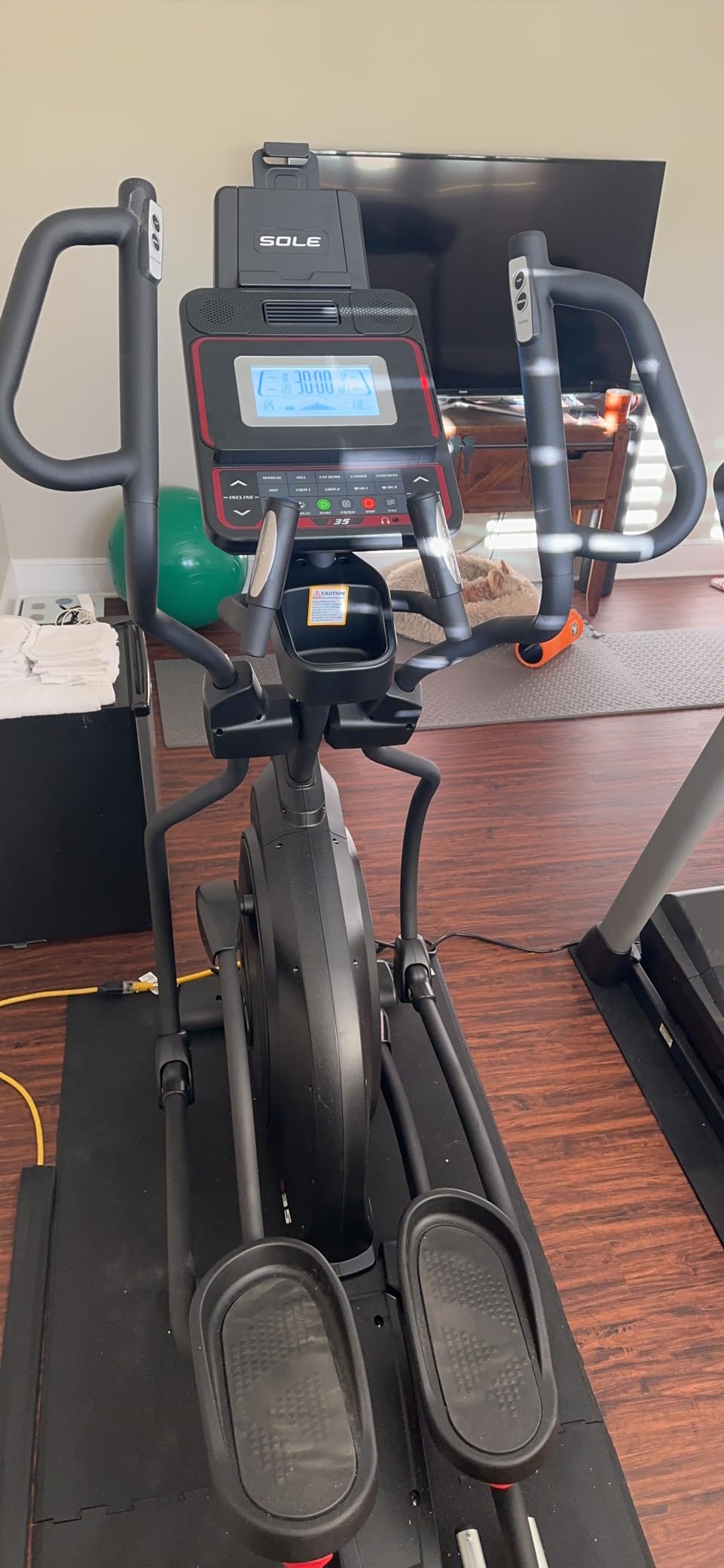 SOLE Fitness Elliptical Exercise Machines, Models E25, E35, E95, E95S, E98, Elliptical Machines for Home Use, Home Exercise Equipment for Cardio Training, Work from Home Fitness Stepper Machine - Customer Photo 1