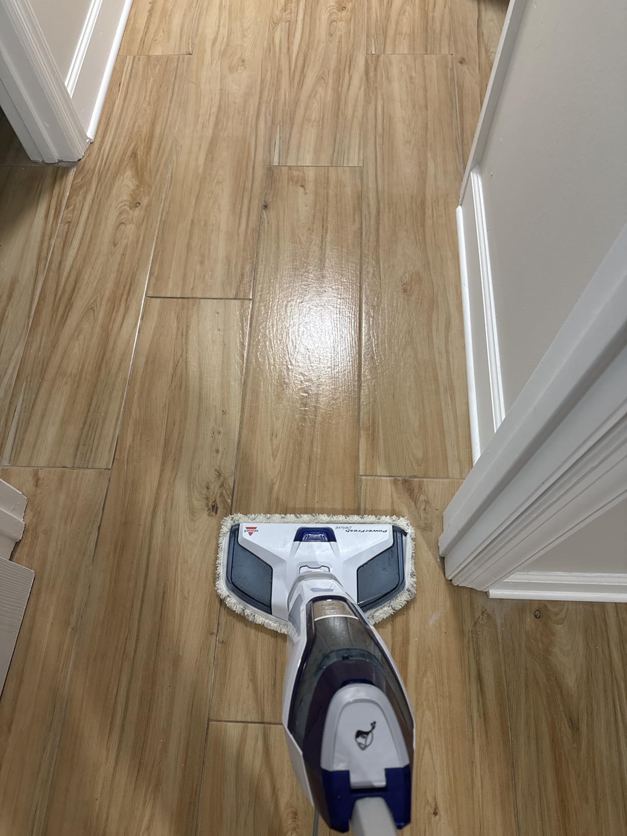Bissell Steam Mop, Steamer, Tile, Hard Wood Floor Cleaner, 1806, Sapphire Powerfresh Deluxe - Customer Photo 1