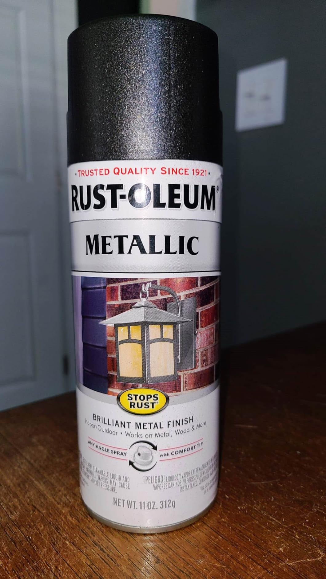 Rust-Oleum 286524 Stops Rust Metallic Spray Paint, 11 oz, Warm Gold - Customer Photo 2