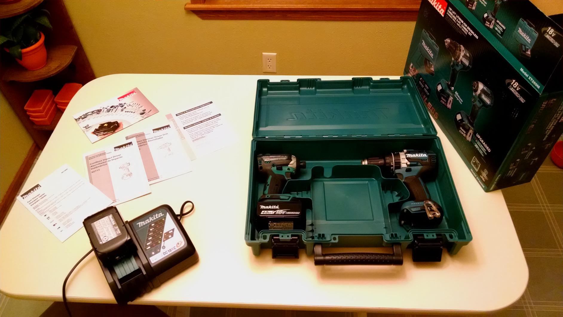 Makita XT269M 18V LXT Lithium-Ion Brushless Cordless 2-Pc. Combo Kit (4.0Ah), Blue customer photo 2