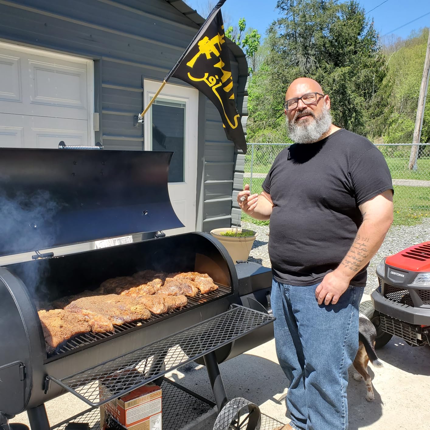 Oklahoma Joe's Longhorn Reverse Flow Offset Smoker - 17202053 - Customer Photo 2