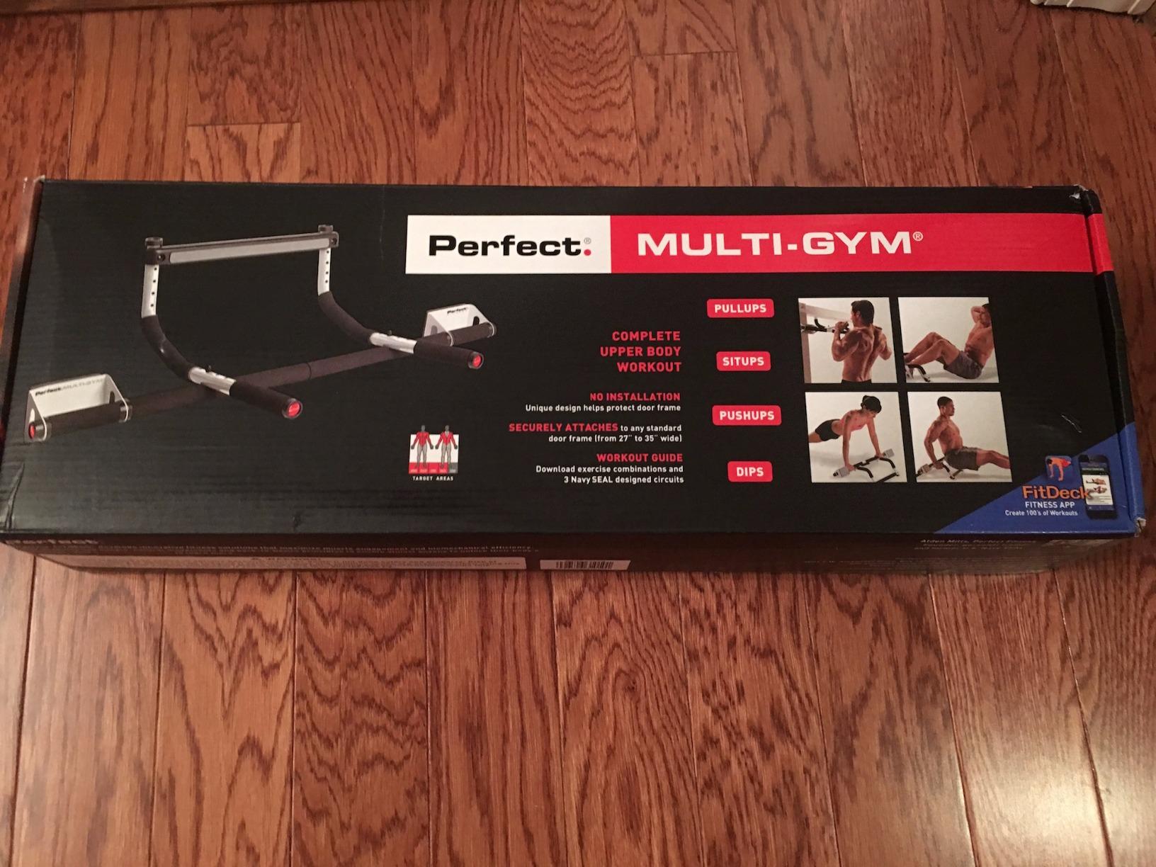 Perfect Fitness Multi-Gym Doorway Pull Up Bar and Portable Gym System - Customer Photo 2