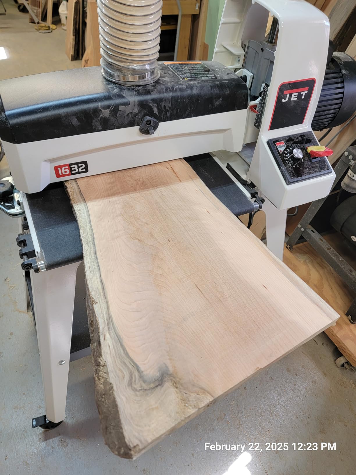 JET 16-Inch Drum Sander, Open Stand, 1-1/2 HP, 115V 1Ph (JWDS-1632) customer photo 1
