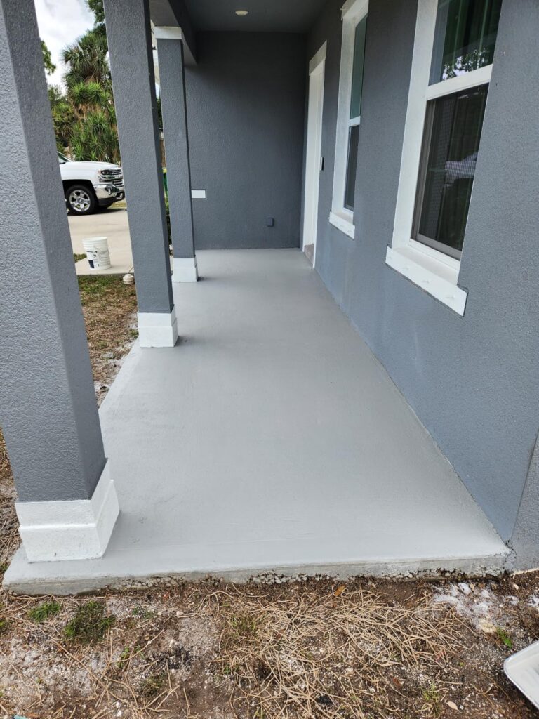 KILZ 1-Part Epoxy Acrylic Concrete & Garage Floor Paint, Slate Gray, Satin, Interior/Exterior Concrete Paint for Basement Floors, Porches, Driveways & Pool Decks, 1 Gallon Customer Review Best Exterior House Paints